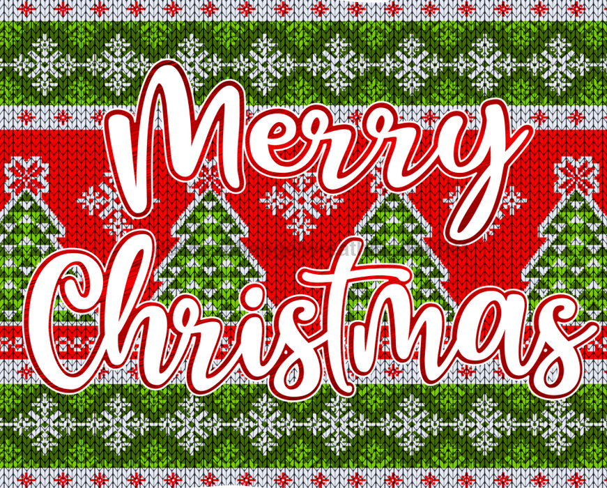 Wreath Sign, Merry Christmas, Ugly Sweater Christmas Sign, 8"x10" Metal Sign, DECOE-992, Sign For Wreath, DecoExchange - DecoExchange