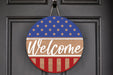 Wreath Sign, Patriotic Sign, DECOE-2050, Sign For Wreath, Door Hanger, DecoExchange - DecoExchange®