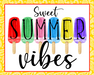 Wreath Sign, Popcicle Summer Sign, 8x10" Metal Sign, DECOE-588, DecoExchange, Sign For Wreath - DecoExchange