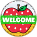 Wreath Sign, Teacher Sign, Welcome Sign, DECOE-1071, Sign For Wreath, DecoExchange - DecoExchange®