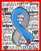 Wreath Sign, Type 1 Diabetes Awareness Sign, 8x10" Metal Sign DECOE-901, Sign For Wreath, DecoExchange - DecoExchange