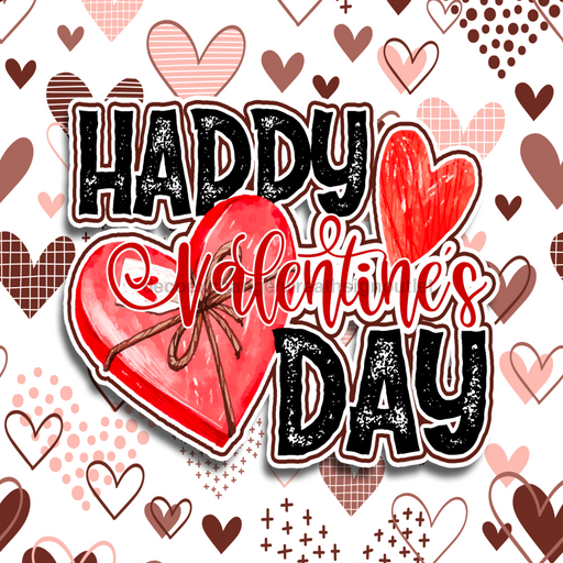 Wreath Sign, Valentine Sign, Valentine Chocolates Sign 10"x10" Metal Sign DECOE-368, Sign For Wreath, DecoExchange - DecoExchange