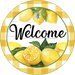 Wreath Sign, Welcome Sign, Lemon Sign, DECOE-533, Sign For Wreath, DecoExchange - DecoExchange