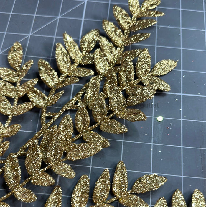 Xmas Leave Spray Gold 60901 Pick