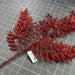 Xmas Leave Spray Red 60903 Pick