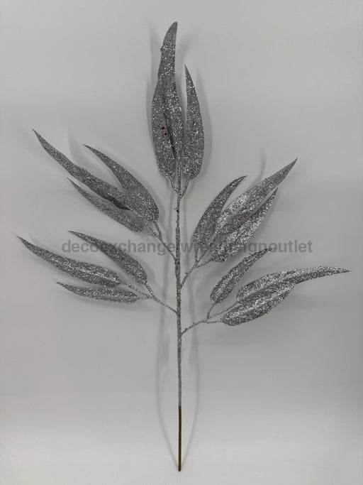 Xmas Lemon Lvs Spray Silv 60172 Pick