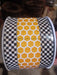 Yellow Satin/White Honeycomb/Bw Chx Edge 2.5’’X10Y 46424-40-49 Ribbon