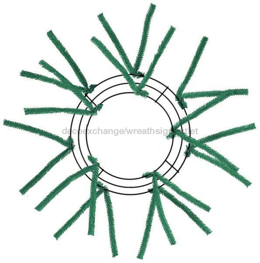 10"Wire, 20"Oad Pencil Work Wreath X12 Ties, Emerald XX167806 - DecoExchange
