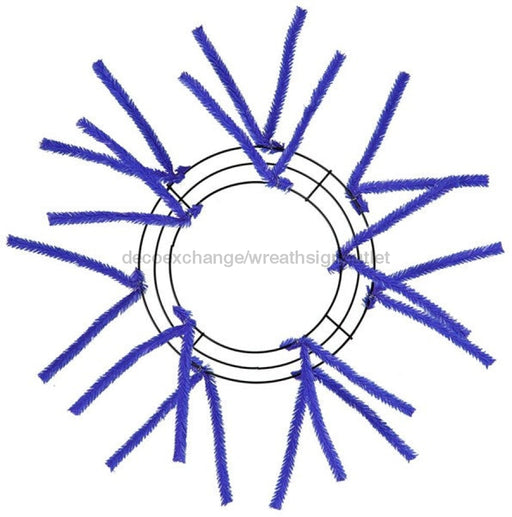 10"Wire, 20"Oad Pencil Work Wreath X12 Ties,Royal Bl XX167825 - DecoExchange