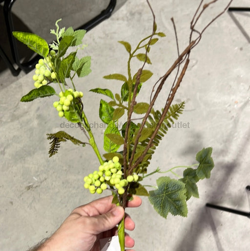 19" Mixed Green Berry Pick 62784 - DecoExchange