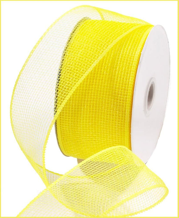 4"X25Yd Mesh Yellow RS200129 - DecoExchange