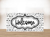 Dog Welcome Sign 6X12 Metal Decoe-4245