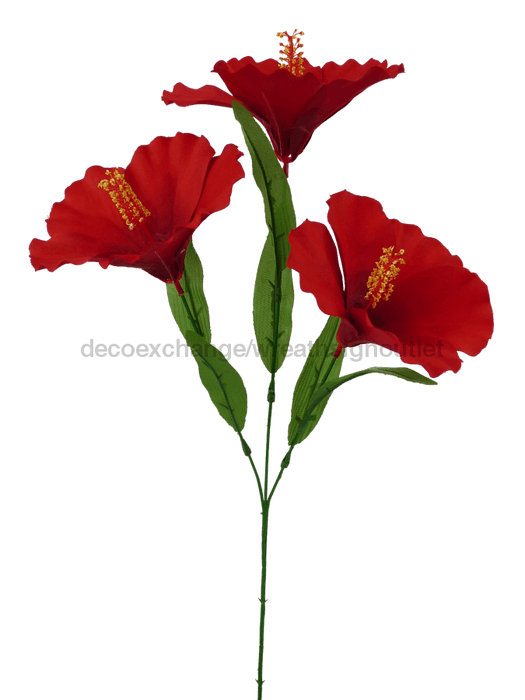 Hibiscus Spray 29414Rd Greenery