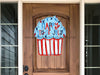 Patriotic Sign Usa Cupcake Sign Wood Decoe-W-212 22 Door Hanger