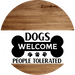 Welcome Sign Dog Everyday Decoe-4157-Dh 18 Wood Round