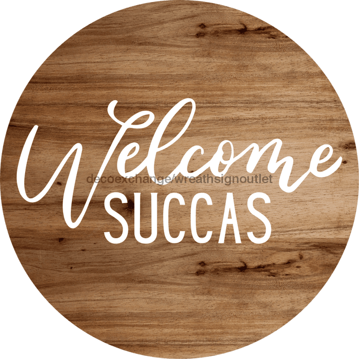 Welcome Sign Funny Decoe-4212 10 vinyl Round