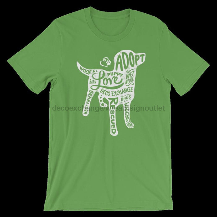 White - Dog Silhouette - Short Sleeve T-Shirt - Unisex - DecoExchange - DecoExchange