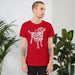 White - Dog Silhouette - Short Sleeve T-Shirt - Unisex - DecoExchange - DecoExchange
