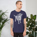 White - Dog Silhouette - Short Sleeve T-Shirt - Unisex - DecoExchange - DecoExchange