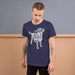 White - Dog Silhouette - Short Sleeve T-Shirt - Unisex - DecoExchange - DecoExchange