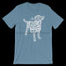 White - Dog Silhouette - Short Sleeve T-Shirt - Unisex - DecoExchange - DecoExchange