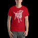 White - Dog Silhouette - Short Sleeve T-Shirt - Unisex - DecoExchange - DecoExchange