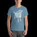 White - Dog Silhouette - Short Sleeve T-Shirt - Unisex - DecoExchange - DecoExchange
